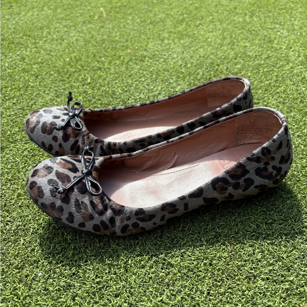 Vince Camuto Leopard Print Ballet Flats
